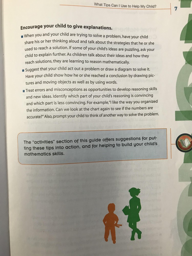 Family Math Monday Math tips to help your child in school:) (Franklin